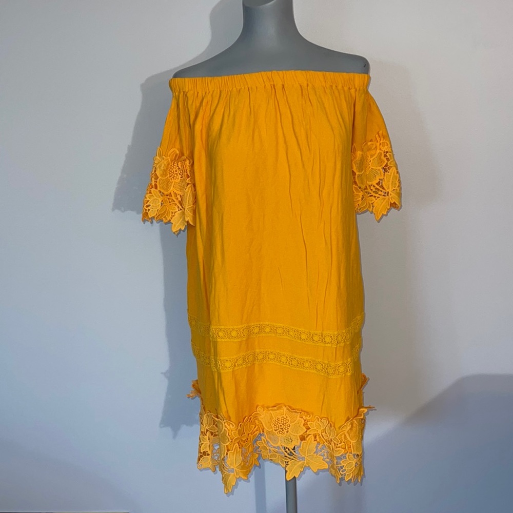 Skylar & Jade Off Shoulder Dress